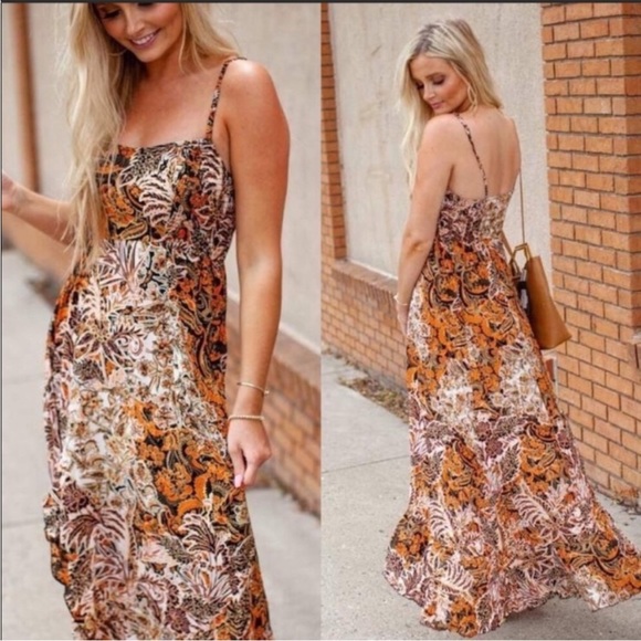 Free People Forever Yours Smocked Maxi Dress - Picture 4 of 11